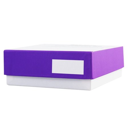 COLE PARMER Colored Micro-Tube Freezer Box, Purple 181058-PR